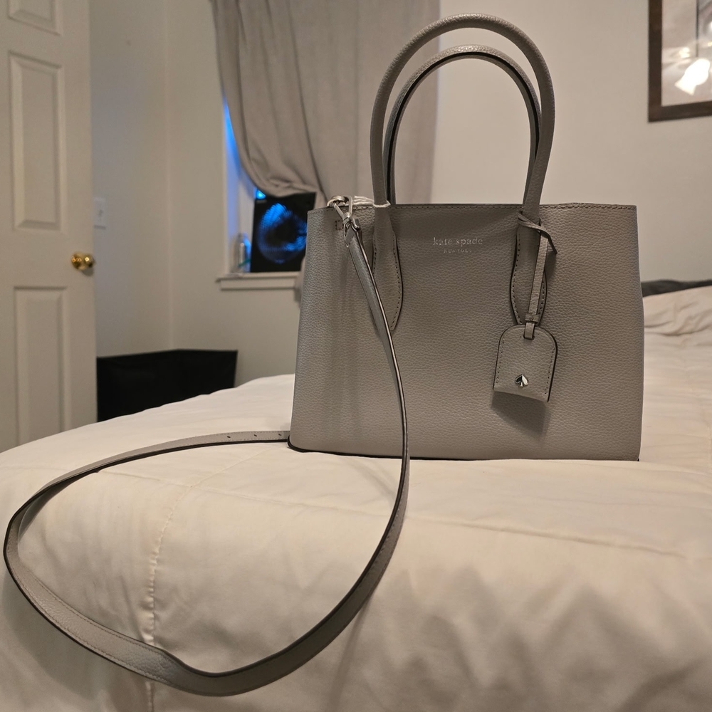 Kate Spade Light Gray Satchel
